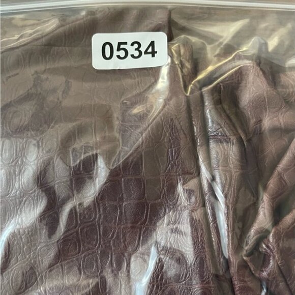 COMMANDO brown XS Croc-effect high-rise faux-leather leggings slimming - Picture 16 of 16